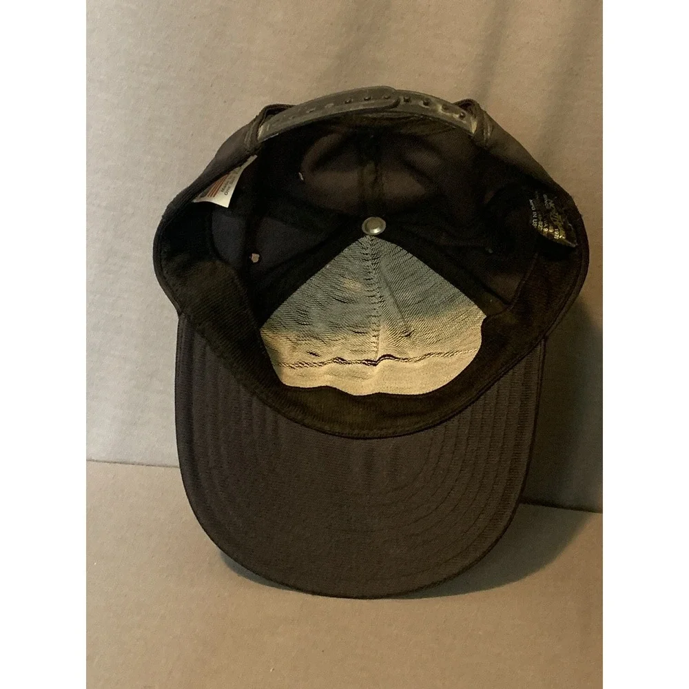 Vintage USS New Jersey BB-62 Snapback Hat‎ Made In USA United States Navy